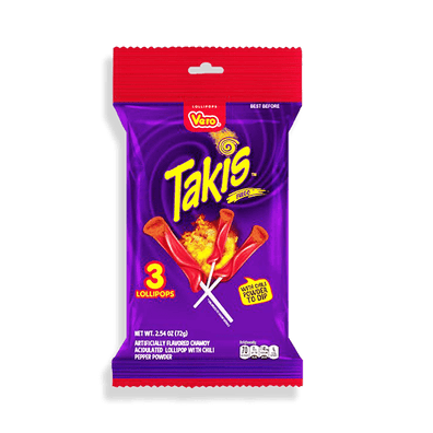 Takis Fuego Lollipops Mexico